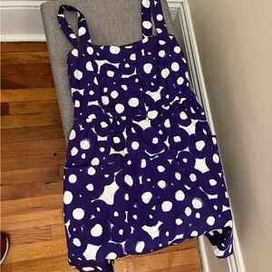 Purple and white Theory Louni Dress